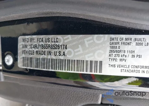2024 Jeep Grand Cherokee 4Xe from USA, damaged, VIN 1C4RJYB65R8526174